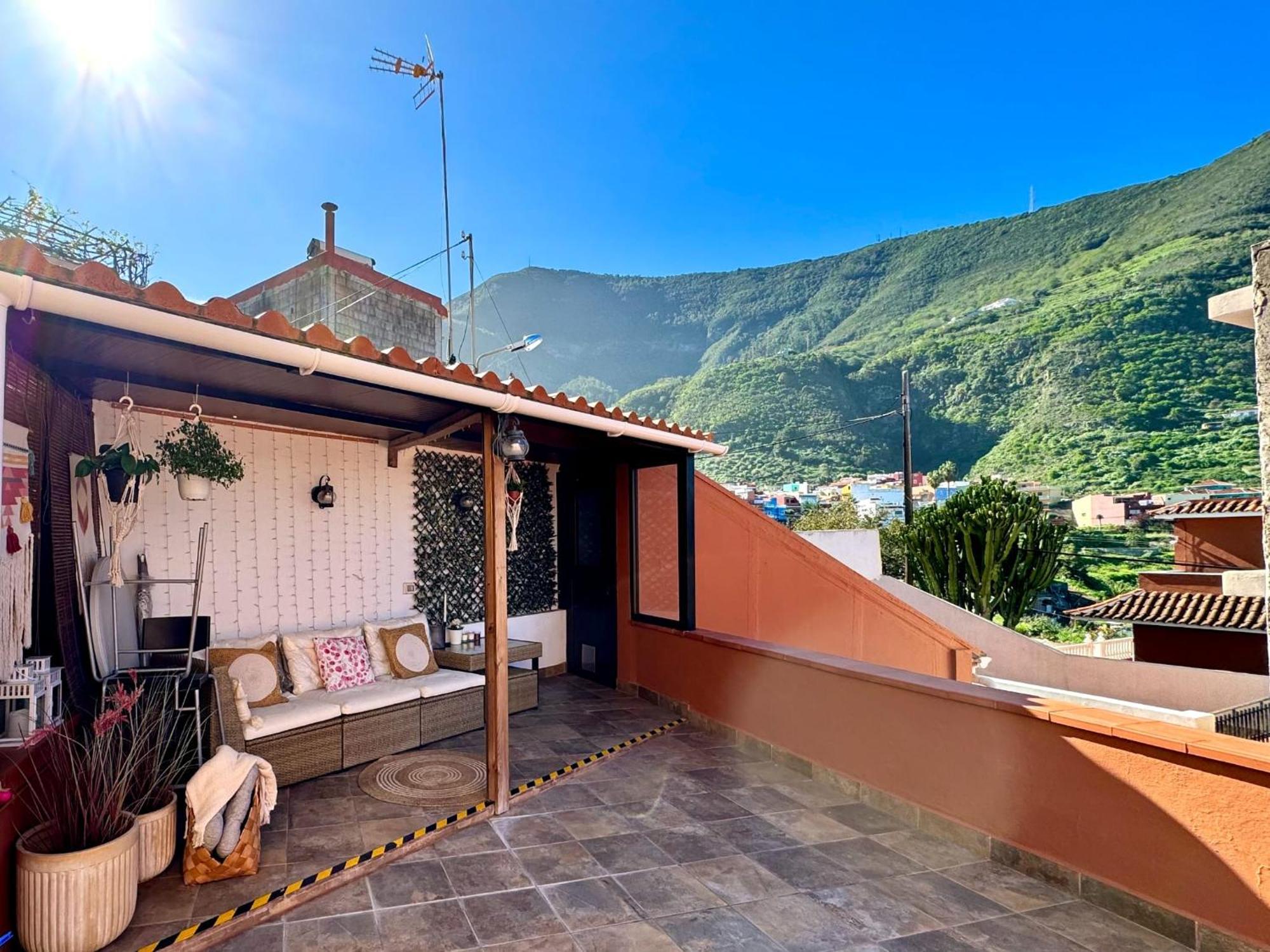 Precioso Apartamento Con Terraza En Piso Superior Los Realejos Exteriör bild